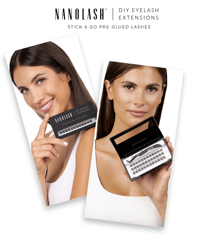 pre-glued lashes nanolash